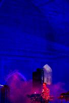 Jean-Michel Jarre At Concert on Registan Square - Samarkand
