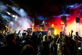 Jean-Michel Jarre At Concert on Registan Square - Samarkand
