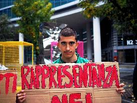 Student Blitz Leading Up To The November 14 Student Strike - Milan