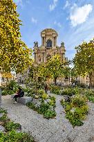 Garden In Tribute To The Victims Of The Paris Attacks - France
