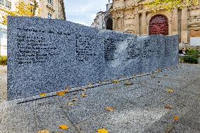 Garden In Tribute To The Victims Of The Paris Attacks - France