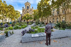 Garden In Tribute To The Victims Of The Paris Attacks - France