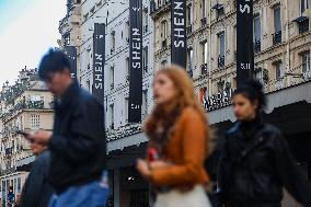 Shein Store Illustration - Paris