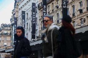 Shein Store Illustration - Paris