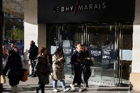 Shein Store Illustration - Paris