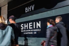 Shein Store Illustration - Paris