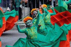 Annual Dia de Muertos Parade - Mexico City