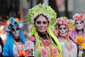 Annual Dia de Muertos Parade - Mexico City