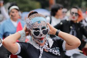Annual Dia de Muertos Parade - Mexico City