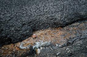French Lake Dries Up Due To Winter Drought - Burgundy