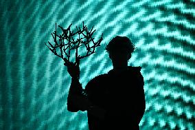 Jannik Sinner poses with Rolex Paris Masters 2025 trophy in Paris FA