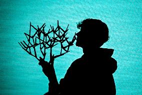 Jannik Sinner poses with Rolex Paris Masters 2025 trophy in Paris FA