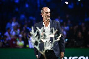 Jannik Sinner celebrates victory at Rolex Paris Masters 2025 in Paris FA