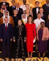 Queen Rania of Jordan Attends Opening of Grand Egyptian Museum - Cairo