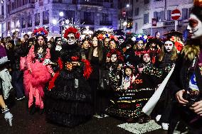 Day of the Dead Parade in Milan
