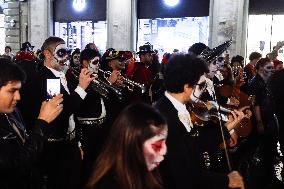 Day of the Dead Parade in Milan