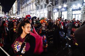 Day of the Dead Parade in Milan