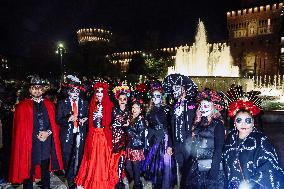 Day of the Dead Parade in Milan