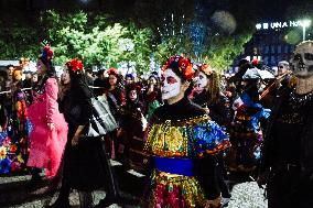 Day of the Dead Parade in Milan