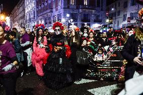 Day of the Dead Parade in Milan