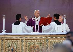 Pope Leone XIV Celebrates Mass at Verano Cemetery - Rome