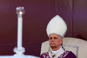 Pope Leone XIV Celebrates Mass at Verano Cemetery - Rome