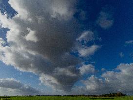 Illustration - Cloudy Weather in Normandy - France