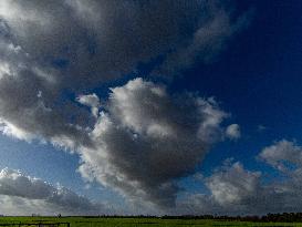 Illustration - Cloudy Weather in Normandy - France