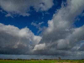 Illustration - Cloudy Weather in Normandy - France