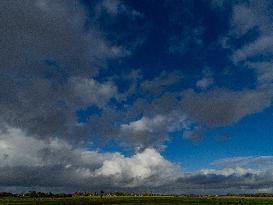 Illustration - Cloudy Weather in Normandy - France