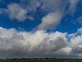 Illustration - Cloudy Weather in Normandy - France