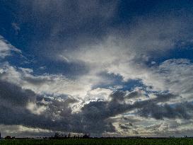 Illustration - Cloudy Weather in Normandy - France