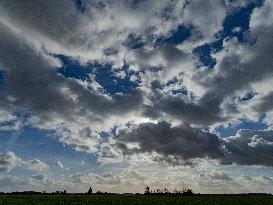 Illustration - Cloudy Weather in Normandy - France