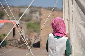 File - Displaced Children - Taiz