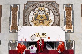 Pope Leo XIV At Mass For Deceased Pope Francis And Prelates - Vatican