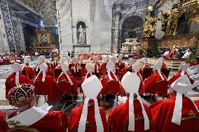 Pope Leo XIV At Mass For Deceased Pope Francis And Prelates - Vatican