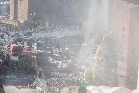 Collapse Of The Torre Dei Conti In The Imperial Forums - Rome