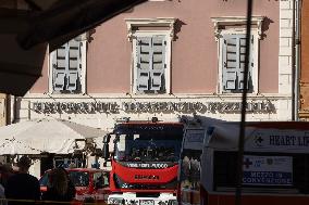 Collapse Of The Torre Dei Conti In The Imperial Forums - Rome