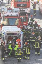 Collapse Of The Torre Dei Conti In The Imperial Forums - Rome