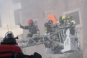 Collapse Of The Torre Dei Conti In The Imperial Forums - Rome
