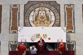 Pope Leo XIV Presides Over A Mass In Suffrage For The Late Pope Francis - Vatican
