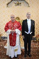 Pope Leo XIV Receives In Private Audience The Letters Of Credence Of Ambassador of Lebanon - Vatican