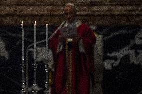 Pope Leo XIV Presides Over A Mass In Suffrage For The Late Pope Francis - Vatican