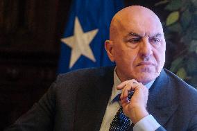 Italian Defense Minister Guido Crosetto At The Presentation Of The First Defense Calendar - Rome