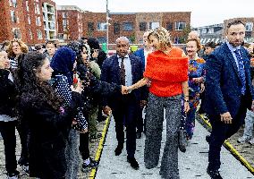 Queen Maxima Visits the Municipality of Haarlem - Netherlands