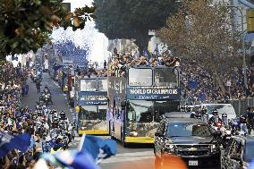 Dodgers' World Series victory parade