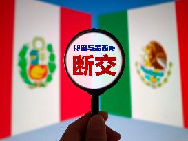 Illustration Peru Mexico Broken Relations