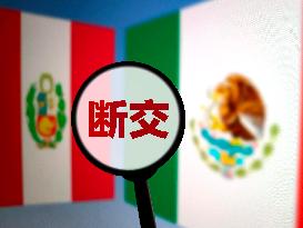 Illustration Peru Mexico Broken Relations