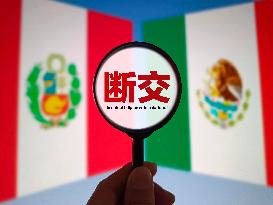 Illustration Peru Mexico Broken Relations