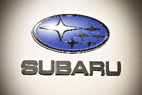 Subaru signboard and logo
